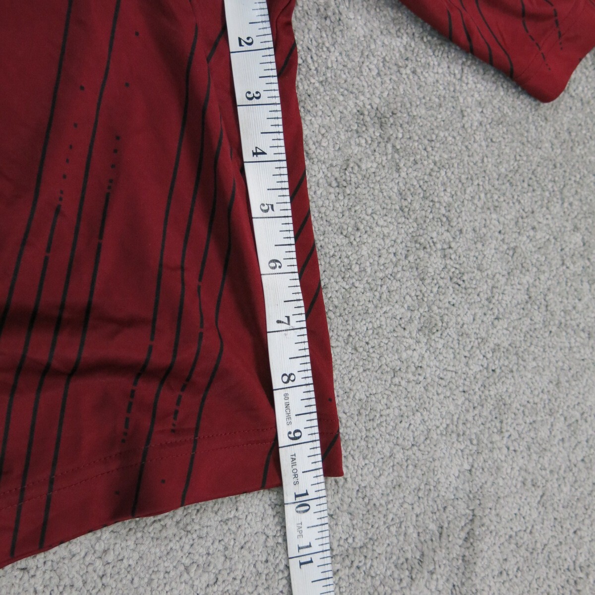 Nike Dri Fit Mens Activewear Shorts Elastic Waist Running Pin Striped