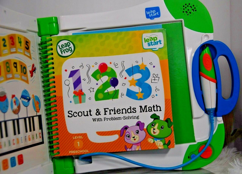 LeapFrog LeapStart Preschool Success Green Electronic Reader With Scout Leapfrog leapstart preschool success green electronic reader with scout