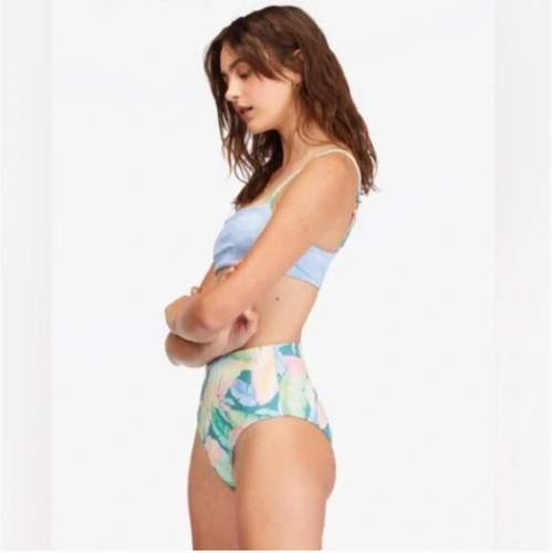 Billabong Rides and Tides Wende Bikini Oberteil Batik Tropical Gr. L Strand NEU - Bild 9 von 12