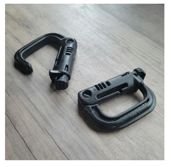 Maxpedition ITW - NEGRO - Grimloc - Mosquetón plástico polímero - Paquete de 2 - NUEVO Foto 3 de 4