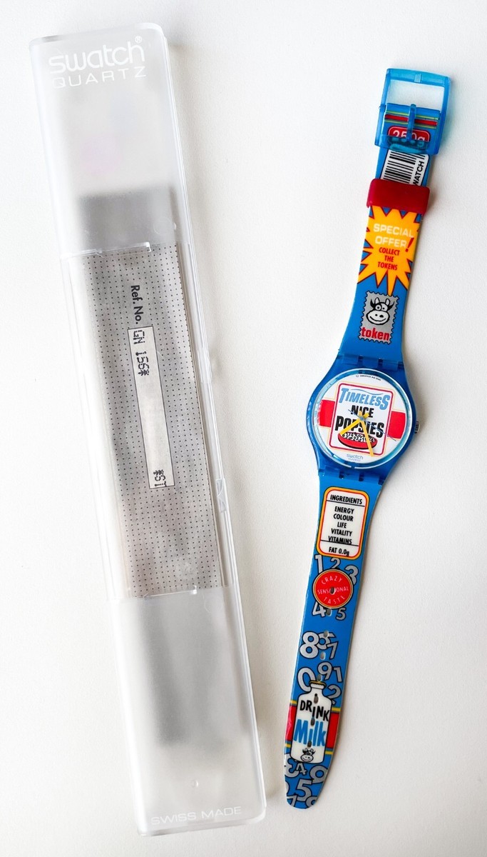 VINTAGE SWATCH WATCH GN156 GOOD MORNING 