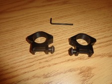 1" Scope Rings 3 High and 1 Med.