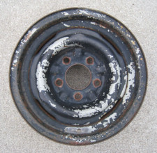 Original 1960s Pontiac Full-size Car Steel Wheel 14x6 5 Lug X 5 Oem Gm 9140