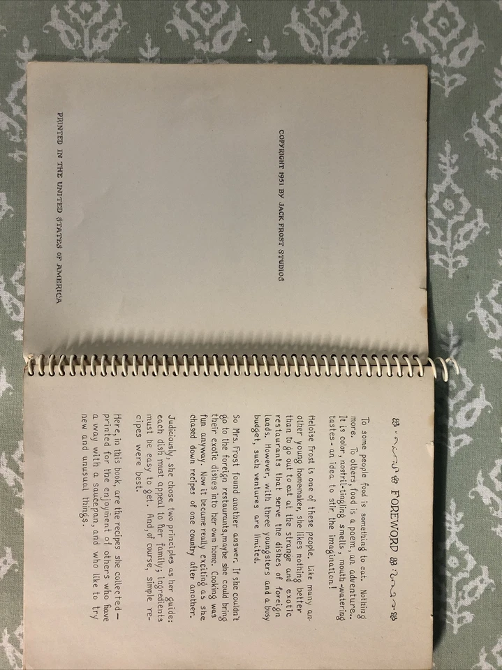 A World of Good Eating Cook Book - Printed USA 1951 Jack Frost Studios! - Image 4 of 4