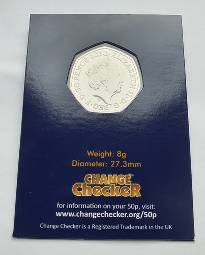 2020 Royal Mint Iguanodon Dinosaur 50p Fifty Pence Coin BU Change Checker Card - Bild 3 von 4