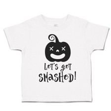 Halloween Toddler T-Shirt Let's Get Smashed Style A Bats Boy  Girl Clothes