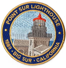 Point Sur Lighthouse State Historic Park 3" Patch - CA State Parks