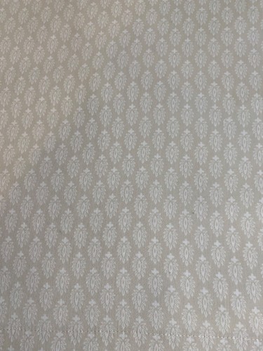 Raymond Waites King Flat Sheet 98"x102 100% Cotton Sateen Beige Floral - Picture 3 of 9