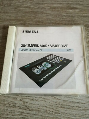 SIEMENS SINUMERIK 840C/SIMODRIVE DOC ON CD Version R 11/97