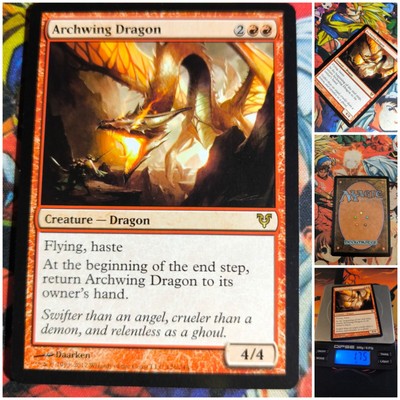 MTG Archwing Dragon      Nm Avacyn Restored 2013  Magic Og Card Rare 