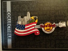 Pin Hard Rock Café Hollywood Core Country Flag Guitar Series 2018