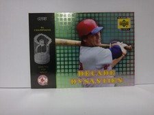 2001 Upper Deck Decade 1970's Dynasties Red Sox Baseball Card #D6 Carlton Fisk