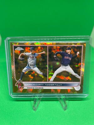 2022 Topps Chrome Update Sapphire Rookie Combos McCarty Tully Gold 50/50 Guardia