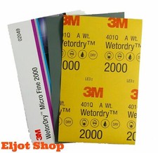3M 09546 Nass-Schleifpapier P2000 Nassschleifpapier 02049 Menge w&auml;hlbar