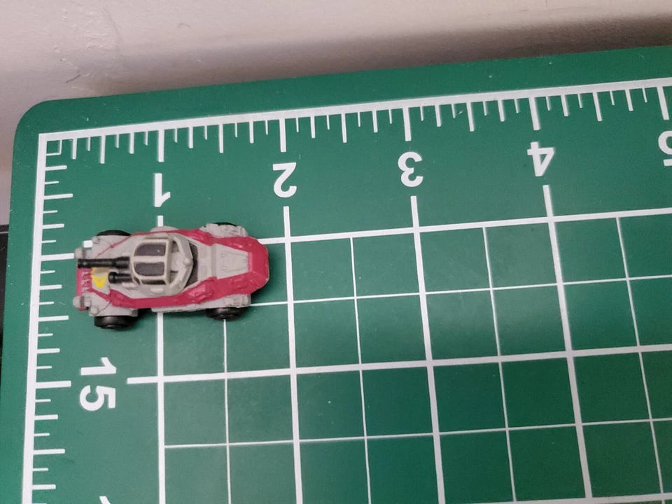 Vintage Micro Machines GI Joe Vs Cobra Mini Gray Maroon Tank 1997 - Image 2 of 4