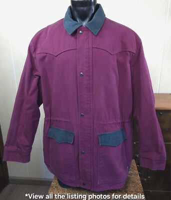 Walls Western Wear Men's Barn Coat Chore Blanket Lined Jacket Sz XXL