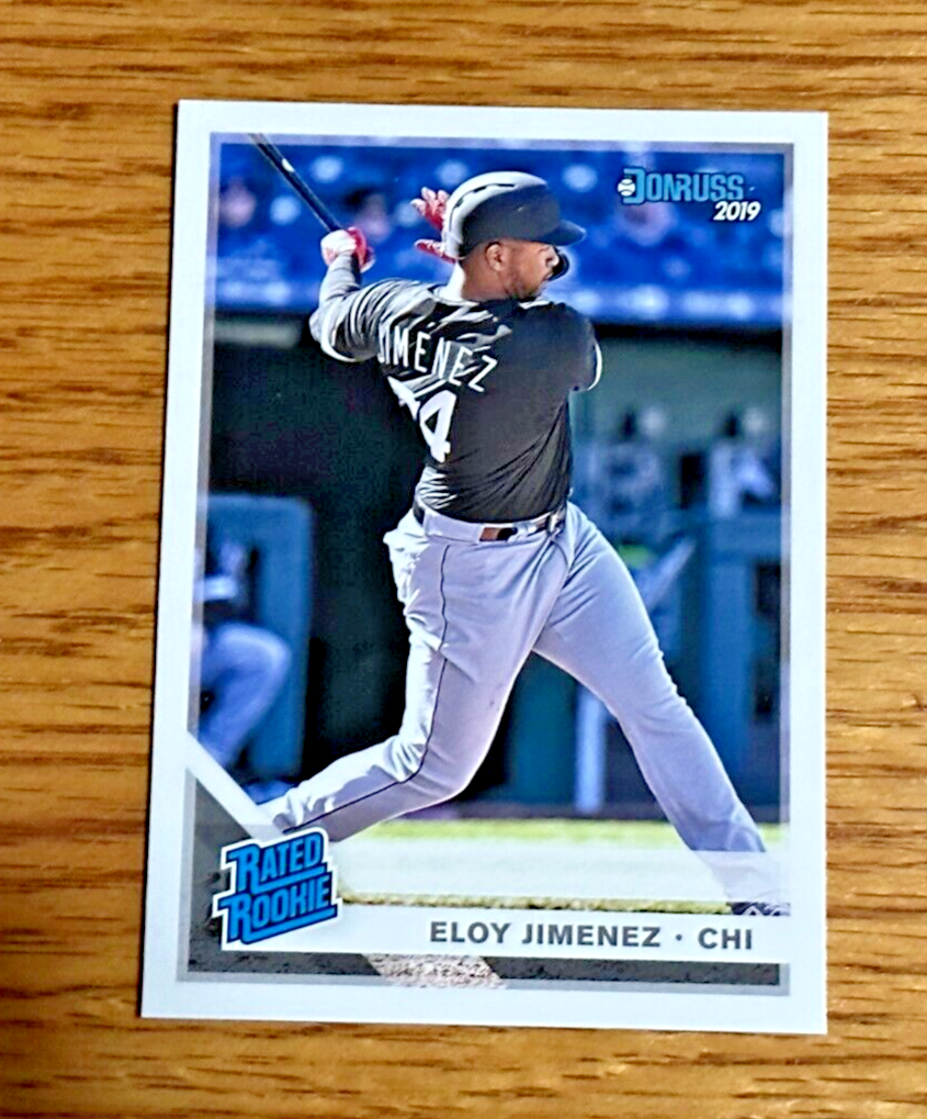 ELOY JIMENEZ 2019 Panini Donruss #257 Rated Rookie RC | eBay