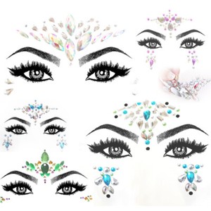5x 2ml Mini Pros Aide Body Glue - Clear Non-Toxic Adhesive For Glitter, Gems & Festival Makeup