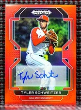 TYLER SCHWEITZER - 2022 PANINI PRIZM DRAFT PICKS BASE AUTOGRAPH PRIZMS RED