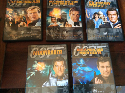 James Bond 007 / Roger Moore [10 DVD] ULTIMATE Octopussy Spion Moonraker Colt