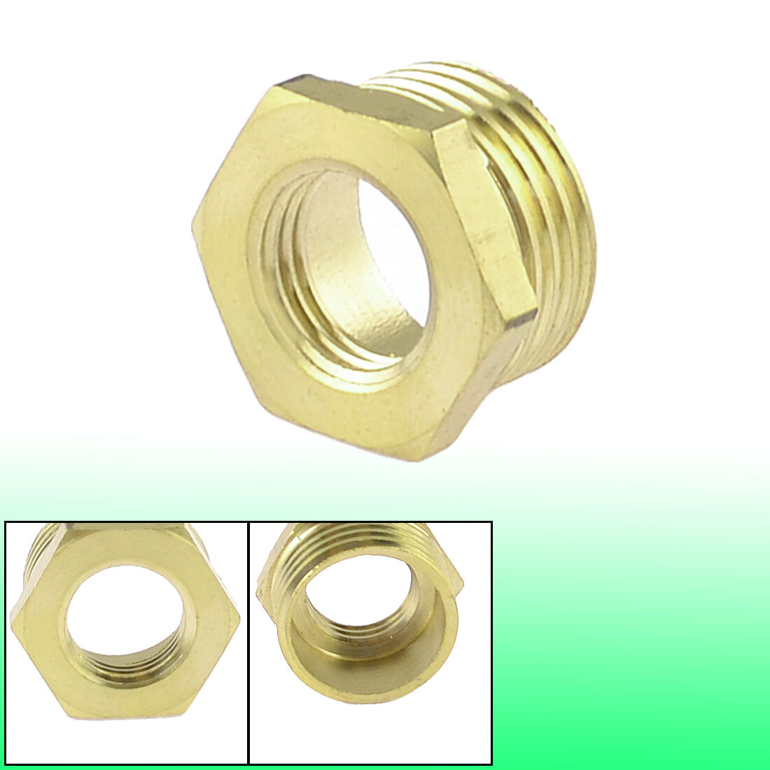 Brass, 1 In X 3/4 In Fitting Pipe Size, Reducing Bushing - 13Y763 - Foto 4
