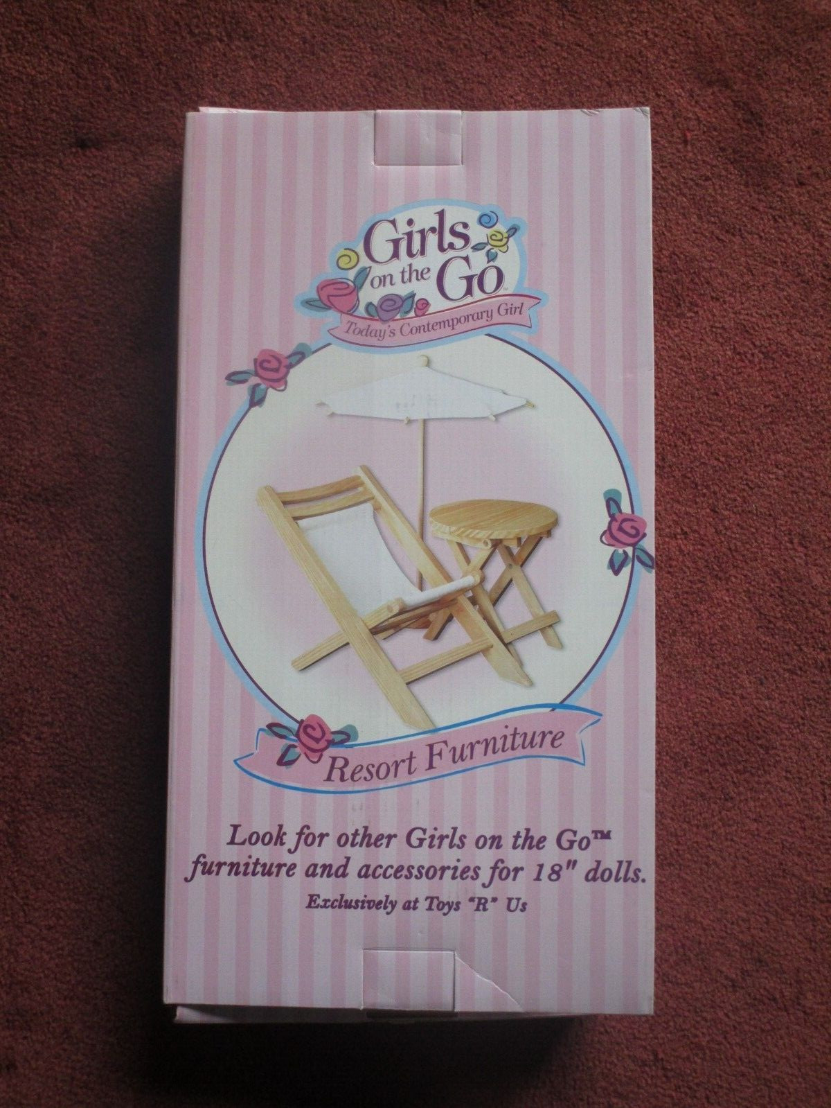 Girls On The Go Resort Furniture for 18" dolls ~  American Girl, Alexander, OG