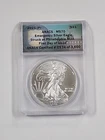 2021 P SILVER EAGLE ANACS MS70 FDI EMERGENCY ISSUE PHILADELPHIA STRUCK LABEL