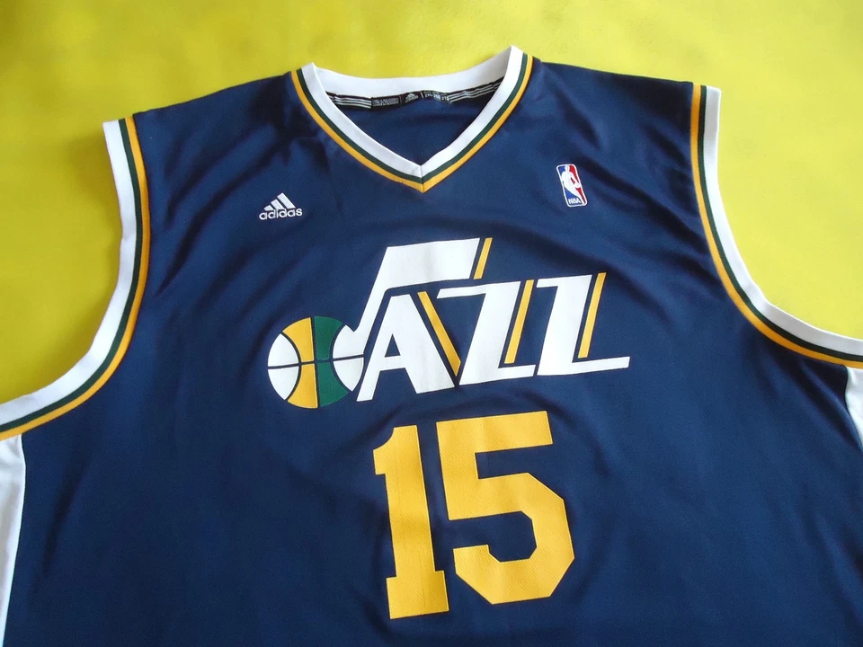 Derrick Favors Utah Jazz Basketball Jersey Size XXL Mens Blue Shirt Adidas ig93 - Image 4 of 4