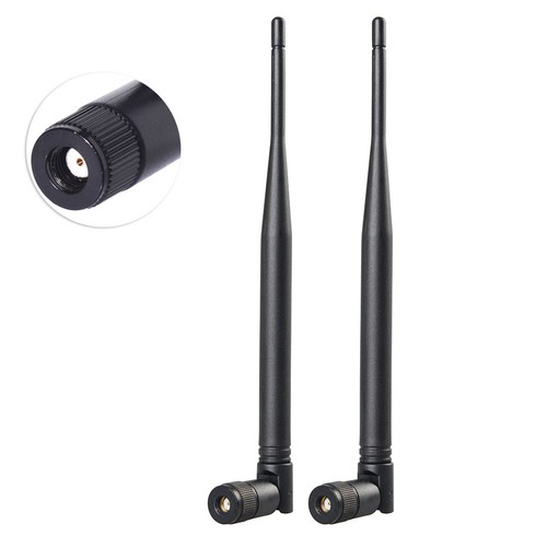 2X 2.4GHz/5GHz 6dBi Omni WIFI Wireless Antenna RP-SMA for FPV Drone Transmitter - Afbeelding 1 van 4