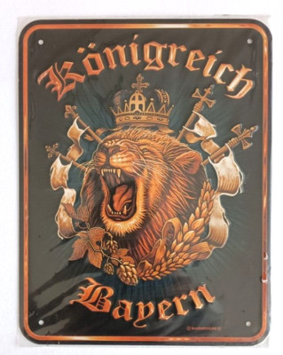 Frameless Tin Sign (Kingdom) 22 x 17 cm