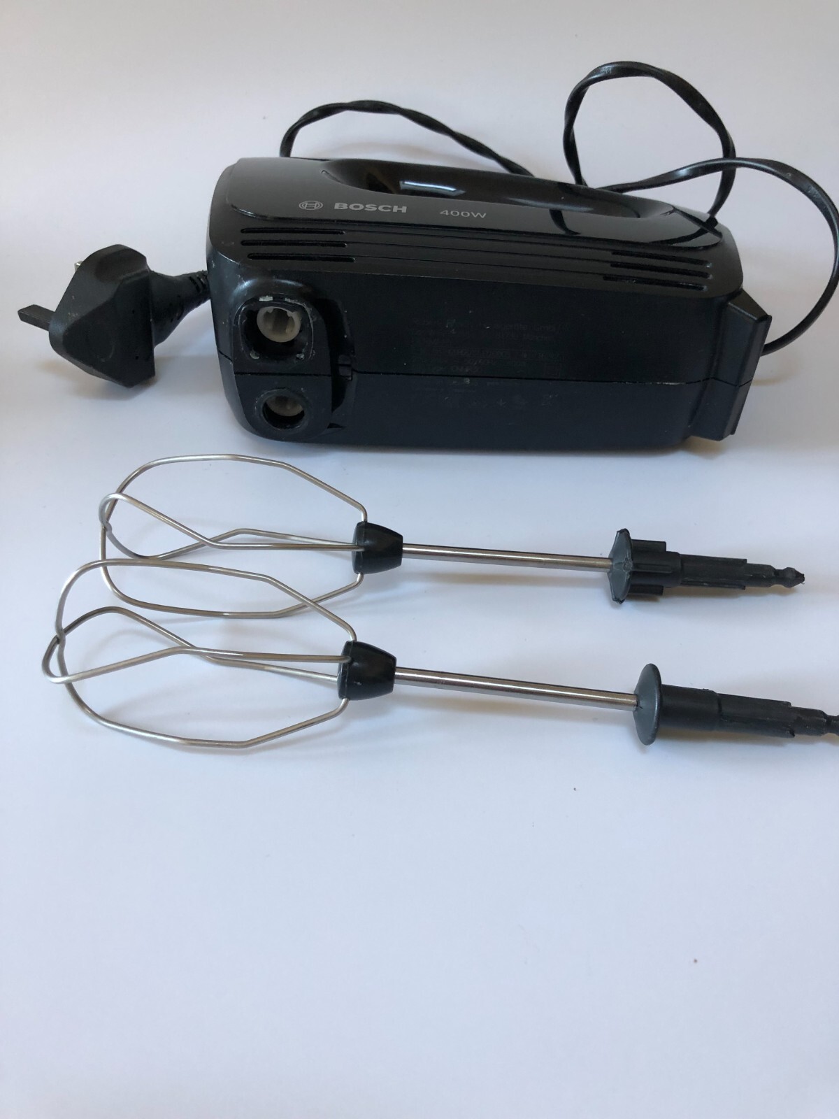 Bosch CleverMixx MFQ2420BGB Hand Mixer, 400 W Black & Stainless Steel