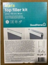 GoodHome Modular Room Divider Top Panel Kit White Paintable (H)18cm x (W)110cm