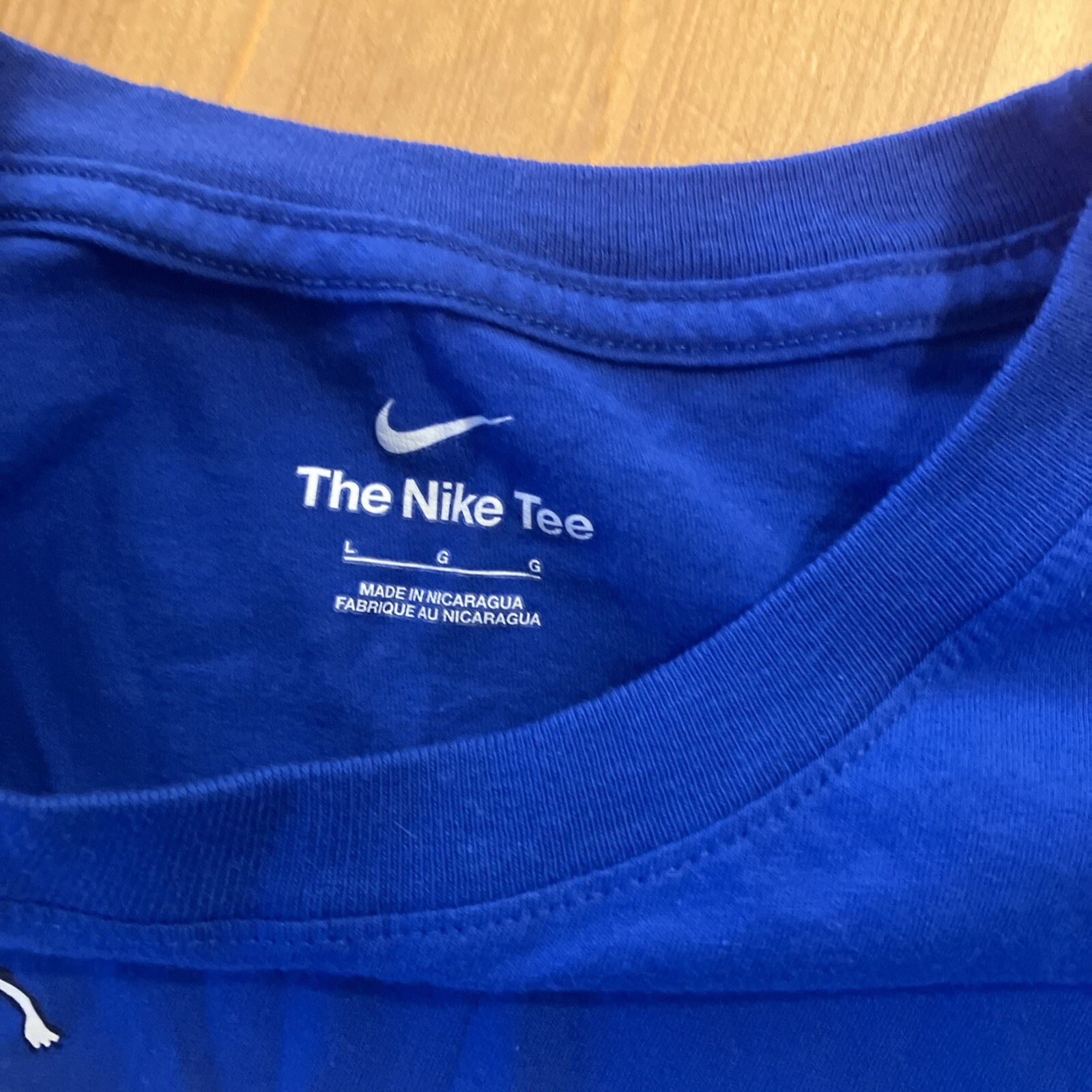 Nike Duke University Basketball Thanks Coach K  T Shirt Tee Large Blue thumbnail 3