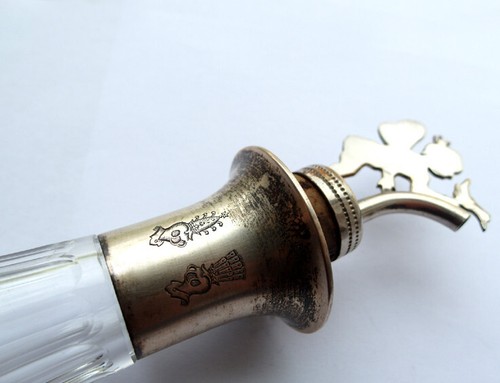 Jugendstil original alter Korken/ Zierkorken um 1900 Elf mit Vogel F220 - Picture 5 of 6