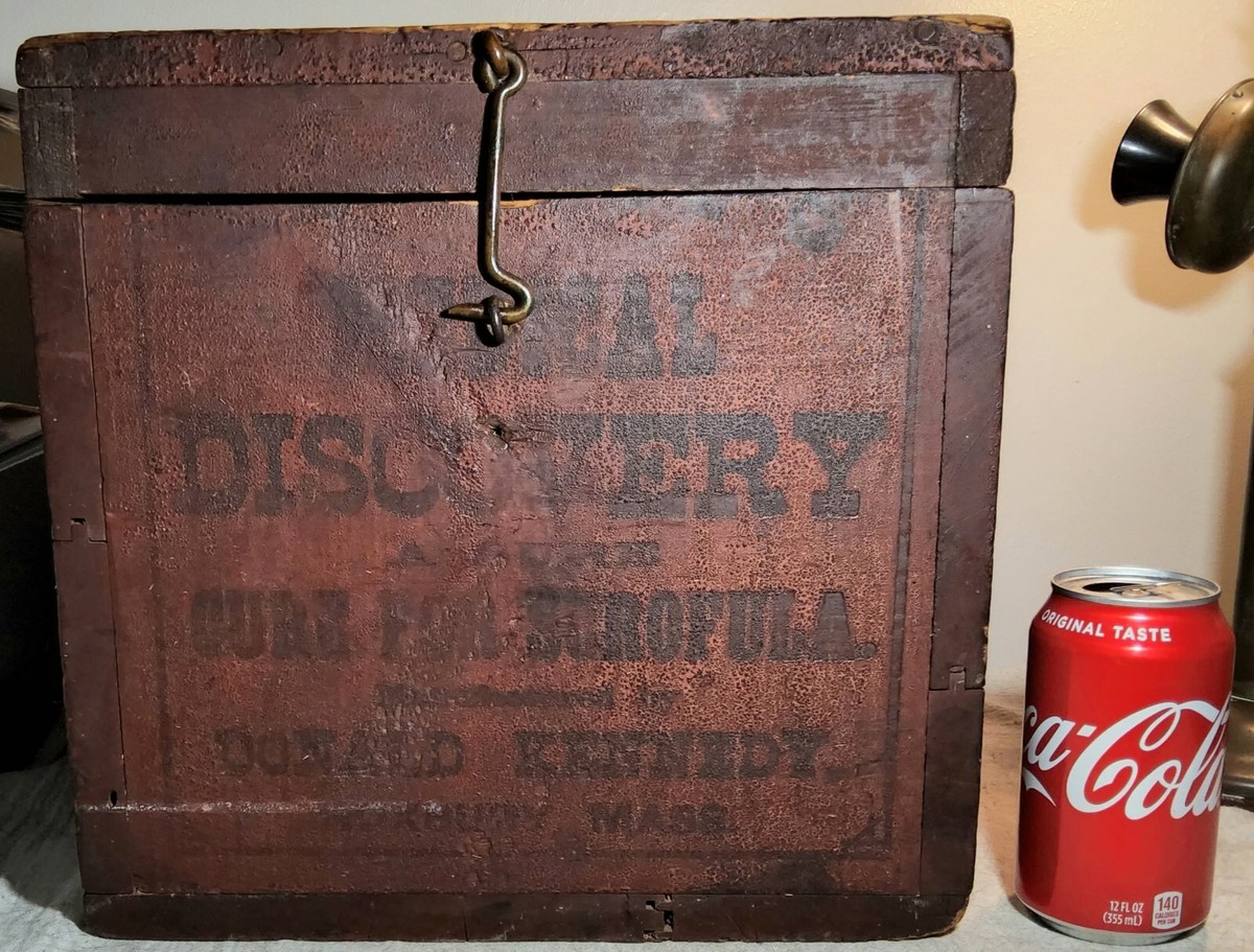 RARE ANTIQUE DONALD KENNEDY ROXBURY,MASS MEDICAL DISCOVERY CURE