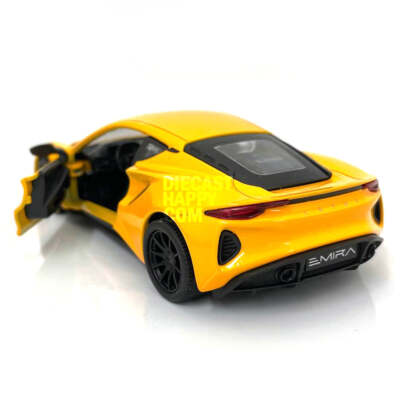 2023 Lotus Emira 1:34 Scale Diecast Model in Yellow by Kinsmart | eBay
