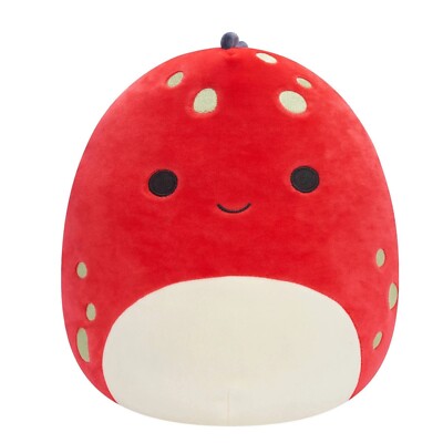 Kellytoy Squishmallows DOLAN the Red Dinosaur 12'' White Belly NWT