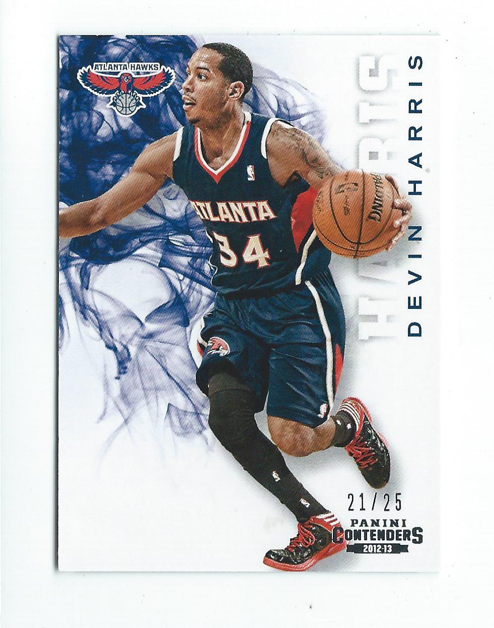 2012-13 Panini Contenders Silver #144 Devin Harris Hawks /25 | eBay
