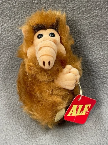 VTG 80's Russ ALF Plush Clip On Figure with Tag