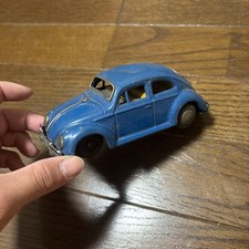 Old Bandai "Volkswagen Beetle" Tin Friction Toy, Original Item, Good "Used"