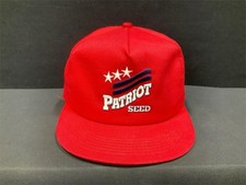 Vintage Patriot Seed Trucker Hat Cap Made In USA