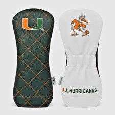 Miami Hurricanes Premium PRG Fairway Wood Headcover New