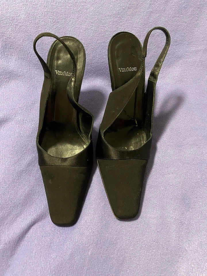 Tacones Vera Want negros 9,5 3 pulgadas Foto 2 de 4