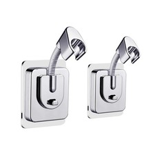 2pcs Shower Head Holder Wall Mount, 360  Adjustable Handheld Holder, No-Drill...