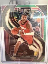 2024-25 Panini Select - Premier Level Jalen Green #116 Green White Purple Prizm