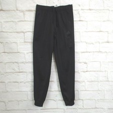Adidas Jogger Pants Pockets Black 3 Black Stripes size S