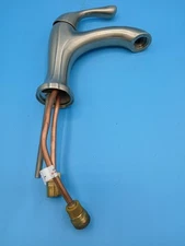 Pfister # LF 042 Edkk Nickel Sink Single Handle Faucet Vintage Used