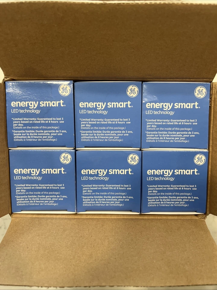 GE LED Dimmable Bulb 7Watt-MR16 2700K 35°Flood light 440 lumens 12vAC/DC Lot (6) - Image 2 of 4