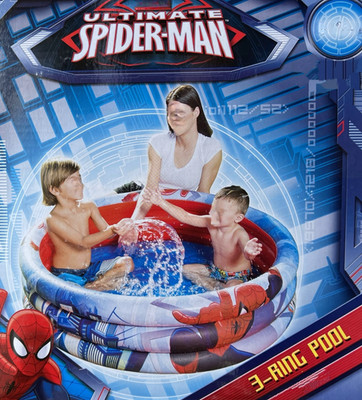 Spiderman 3 Ring Swimming Paddling Pool
