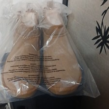 Genuine Suede Water Repellent Brown Women's Slip-On Slippers